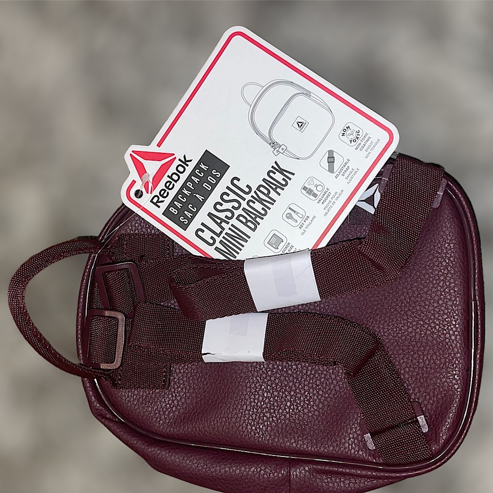 Dark Wine Mini Reebok Bookbag